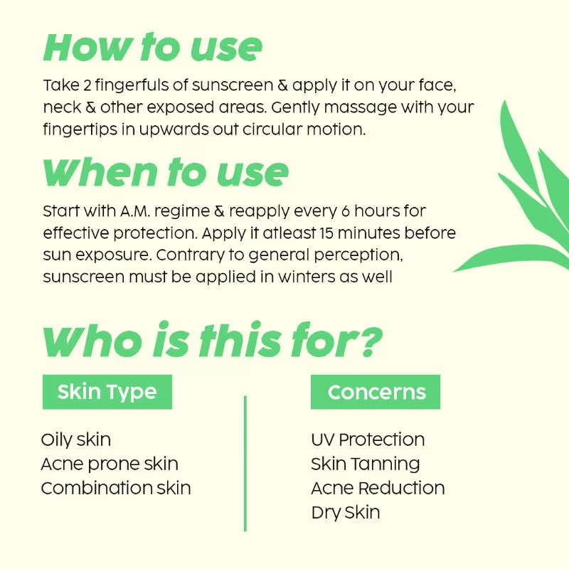 Plix 0.1% Salicylic Acid Jamun Mattifying Lightweight Sunscreen SPF50+ PA+++ UVA, UVB Shield