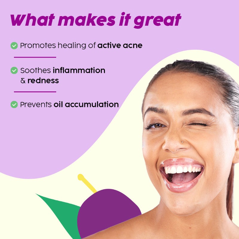 PLIX 2% Salicylic Acid Jamun Active Acne Control Dewy Serum for Active Acne & Dark Spot Reduction (30ml)