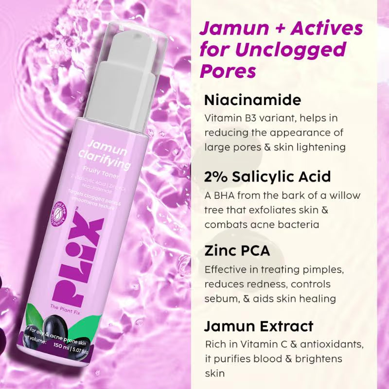 Plix FIX Jamun Clarifying Fruity Toner (150ml)