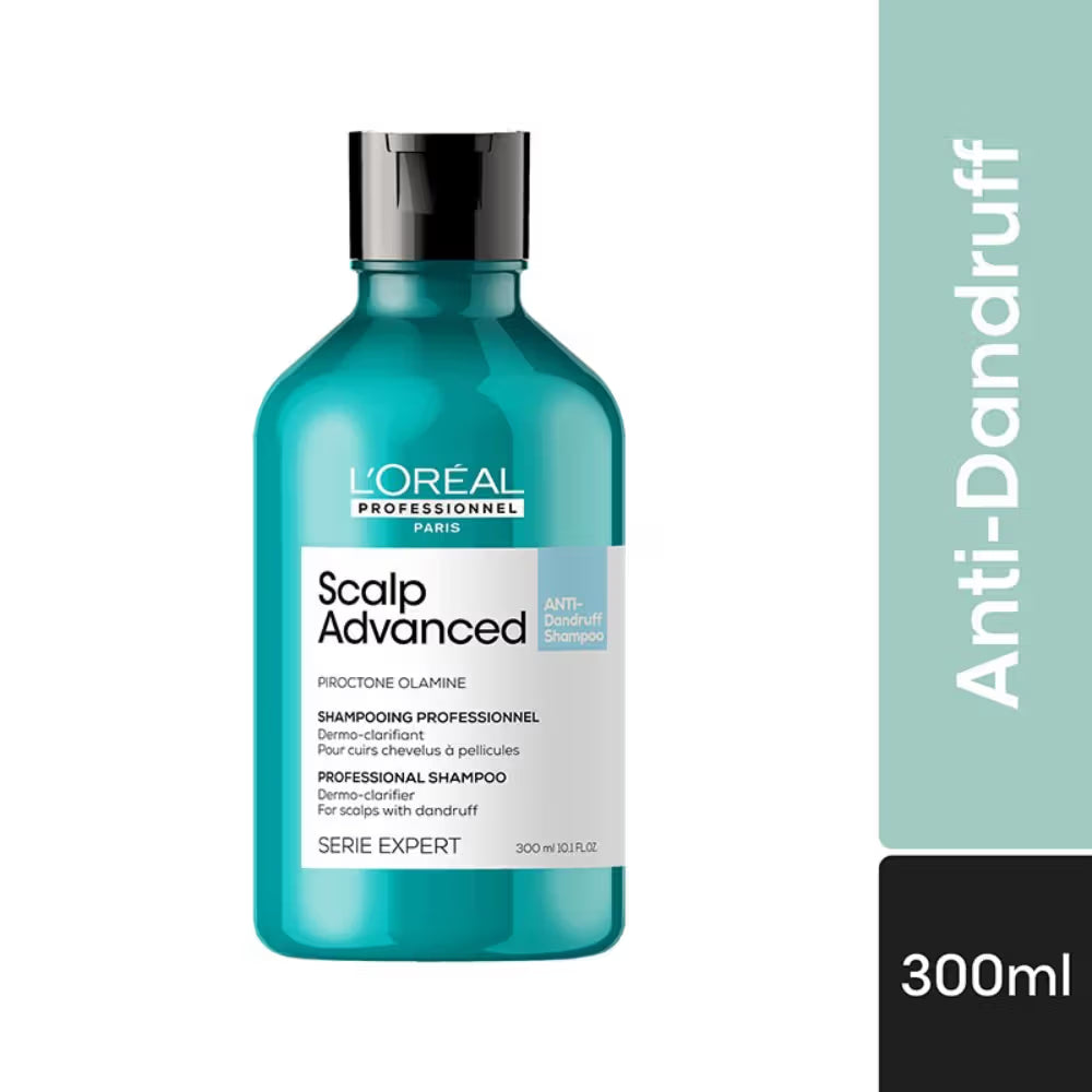 L'Oreal Professionnel Scalp Advanced Anti-Dandruff Dermo-Clarifier Shampoo Removes Dandruff (300ml)