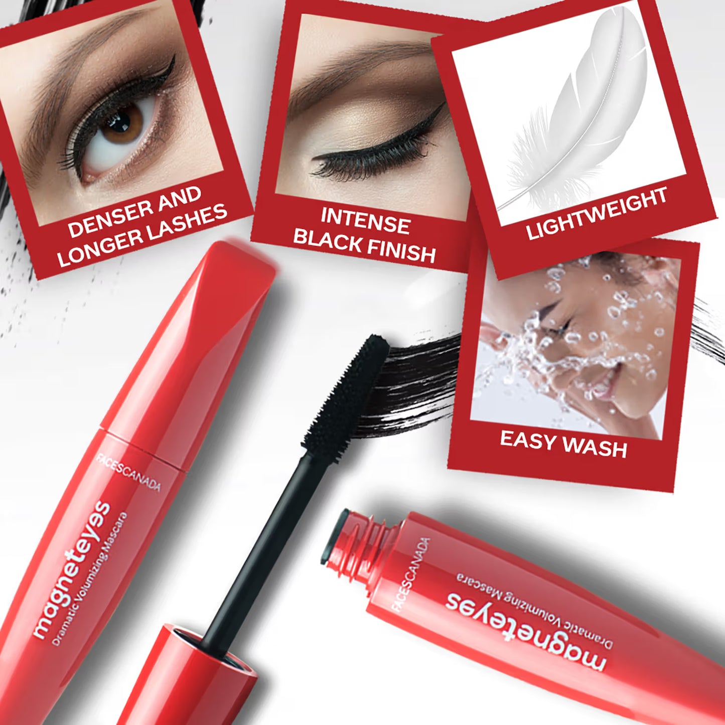 Faces Canada Magneteyes Dramatic Volumizing Mascara Intense Black Finish