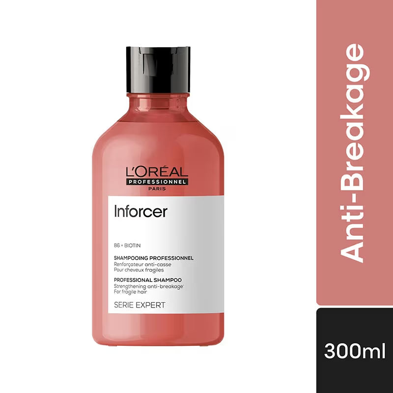 L'Oreal Professionnel Inforcer Shampoo for Reduced Hair Breakage With Biotin & Vitamin B6 (300ml)