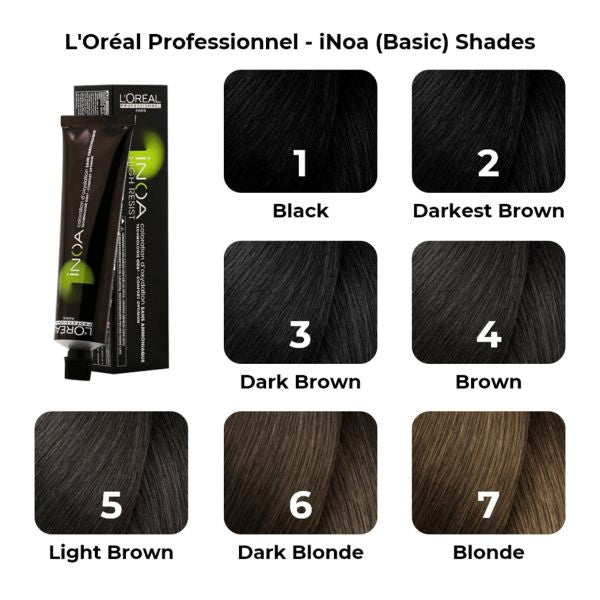 L'oreal Professionnel Paris INOA Ammonia-free Permanent Hair Color - 5 (Light Brown)