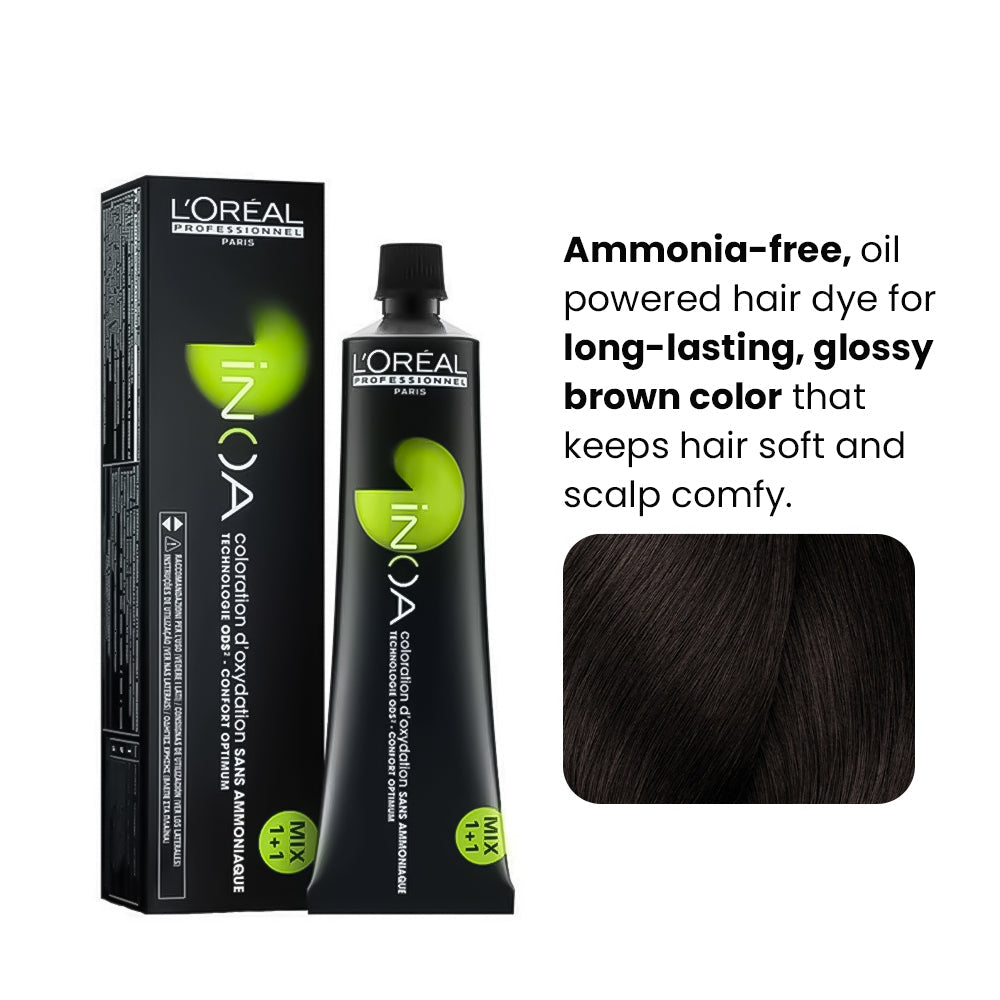 Loreal Professionnel Inoa 4 Tube Intense Brown 60G