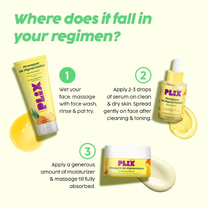 PLIX 5% Pineapple Foaming Facewash For Depigmentation, For Skin Brightening & Even Toned Complexion (100ml)