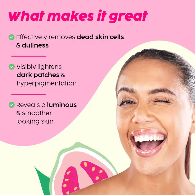 Plix Guava Shine Bright Dewy Serum with 3% Glycolic Acid & Vitamin C (30ml)