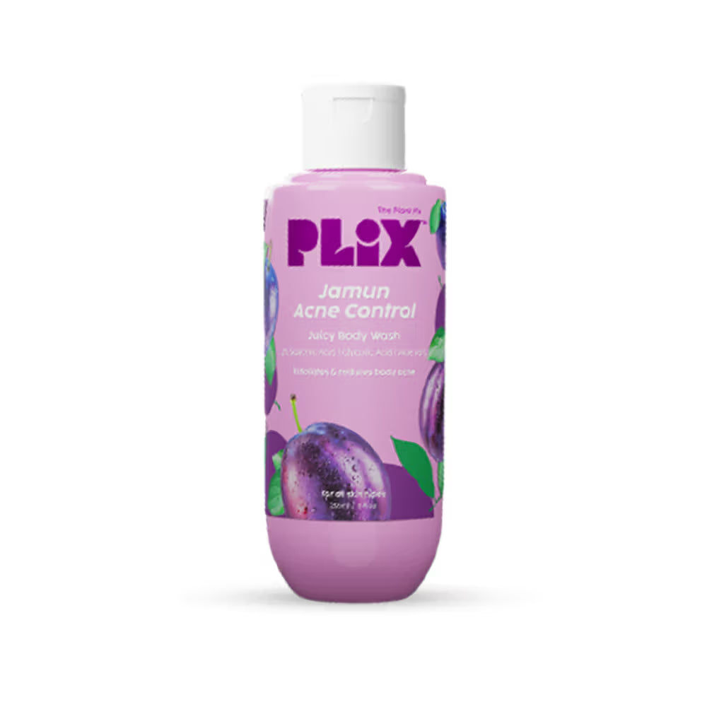 Plix 2% Salicylic Acid Body Wash For Body Acne, Deeply Exfoliating Dead Skin Cells, Moisturizes Skin (236ml)