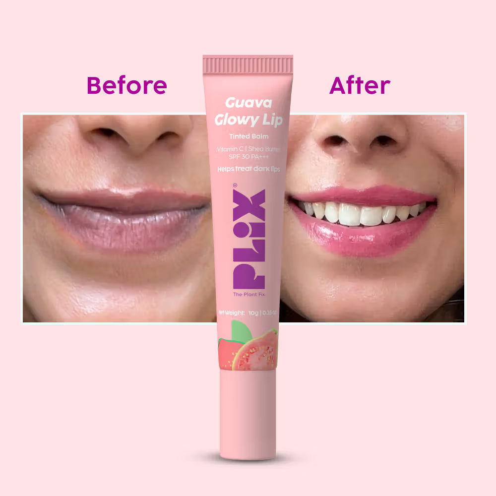 Plix Guava Glowy Lip Tinted Balm (10g)
