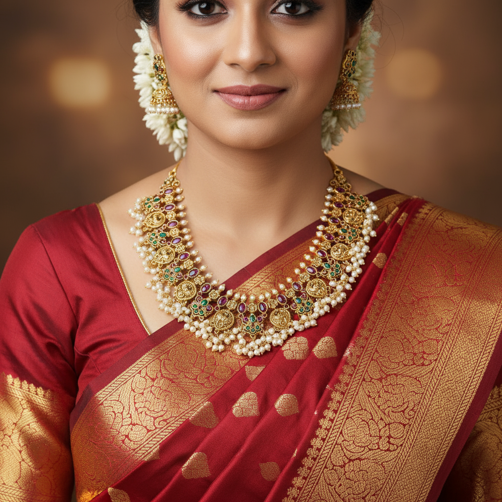 Timeless South Indian Bridal Necklace