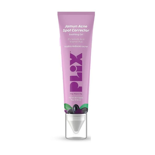 Plix 2% Salicylic Acid Acne Spot Corrector Gel For Reducing Active Acne, Controls Oil and Acne Scars (15 g)
