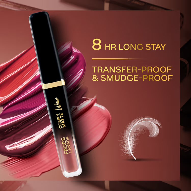 Faces Canada Comfy Matte Wow Liquid Lipstick