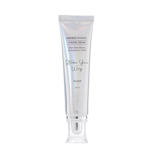 Faces Canada
Strobe Cream, - Primer + Highlighter + Moisturizer With Hyaluronic Acid
(30ml)