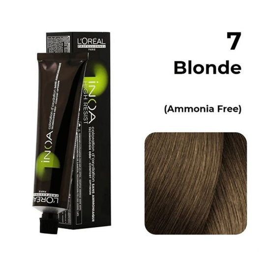 L'oreal Professionnel Paris INOA Ammonia-free Permanent Hair Color - 7 (Blonde)