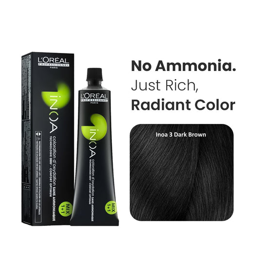 Loreal Professionnel  Inoa 3 Tube Dark Brown 60G