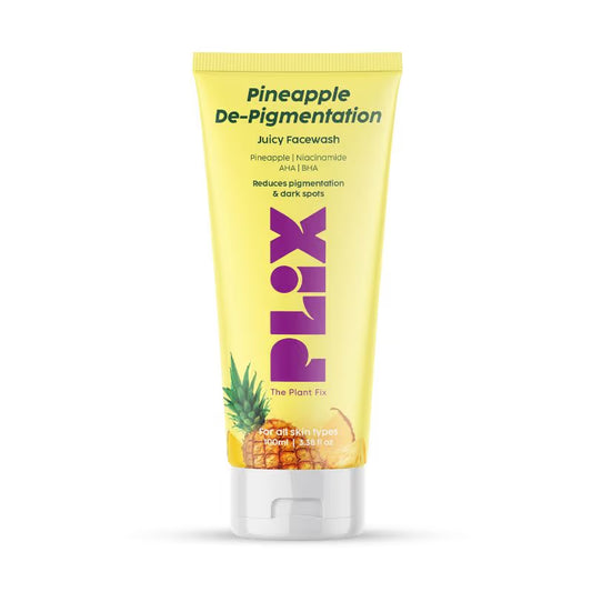 PLIX 5% Pineapple Foaming Facewash For Depigmentation, For Skin Brightening & Even Toned Complexion (100ml)