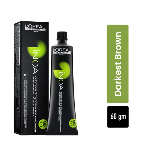 Loreal Professionnel Inoa 2 Tube Darkest Brown 60G