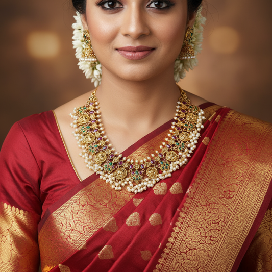 Timeless South Indian Bridal Necklace